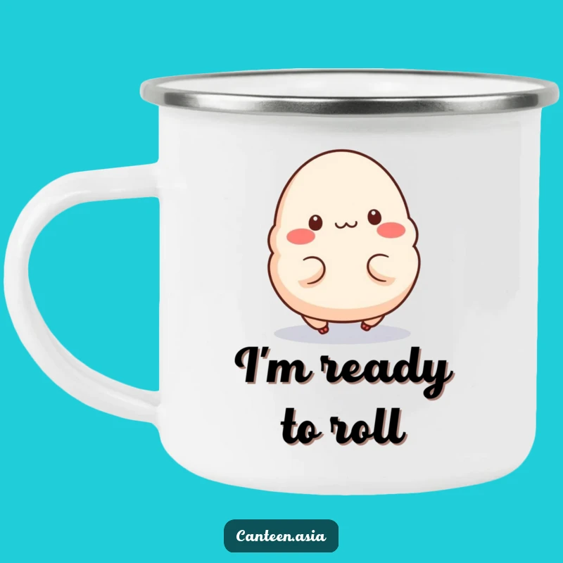 Funny Dumpling Hop Camping Mug - Enjoy Drinks with Energy & This Funny Gift