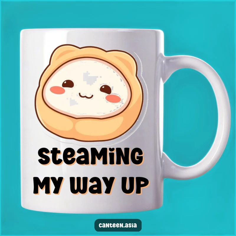 Funny Dim Sum Smile Mug - Start Your Day with a Wobble & This Funny Gift