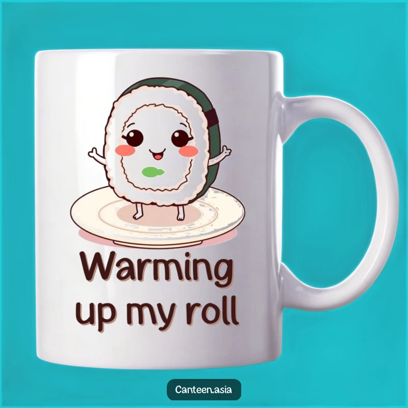 Funny Sushi Dance Mug: Hilarious & Adorable Gift for Food Lovers