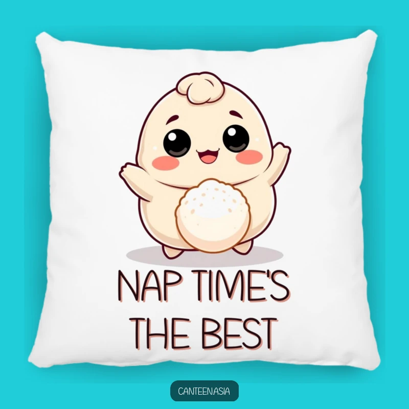 Funny Dumpling Rice Ball Pillow: Cozy Comfort with a Hilarious Food Design