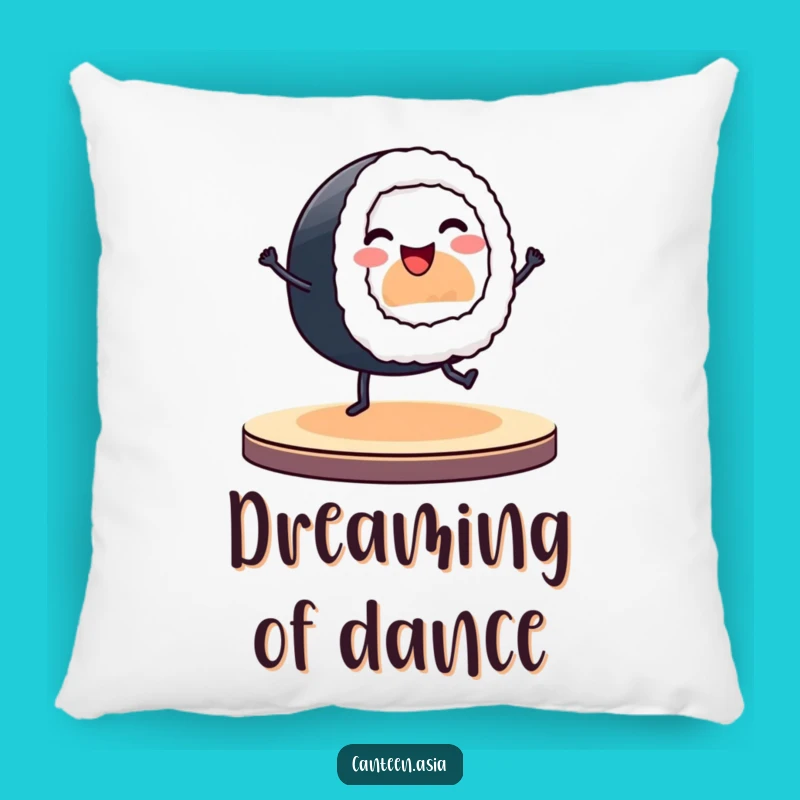 Funny Sushi Roll Pillow: Dancing Stage Design, Soft & Funny Gift