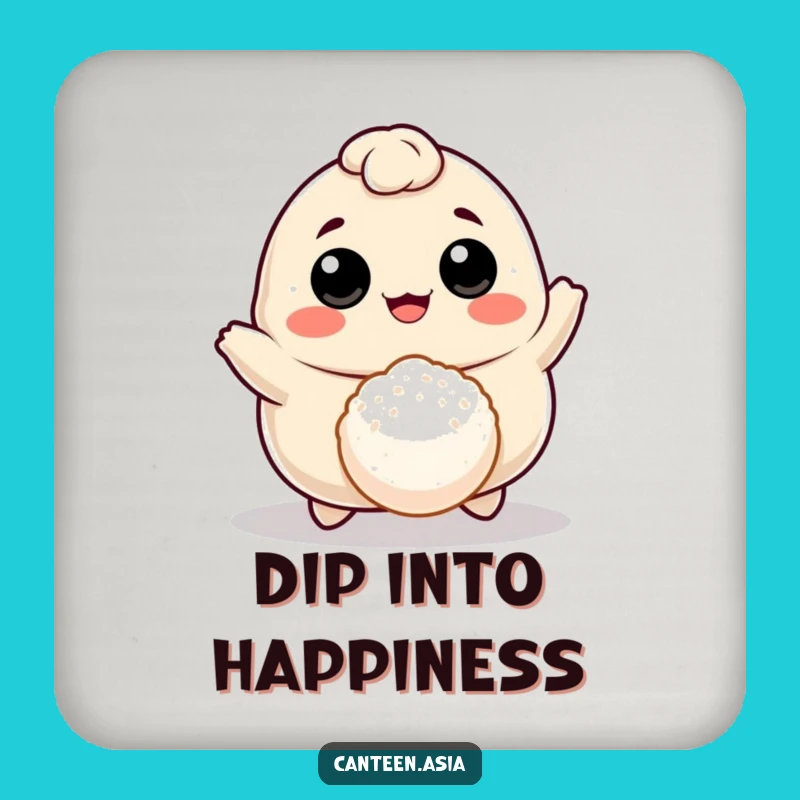 Funny Dumpling Rice Ball Coasters: Protect Surfaces with Hilarious Charm