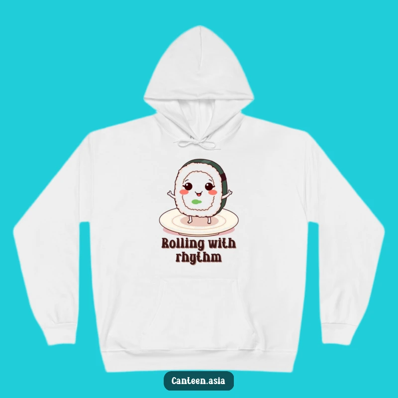 Cozy Funny Sushi Dance Hoodie: Warm & Hilarious Gift for Sushi Lovers
