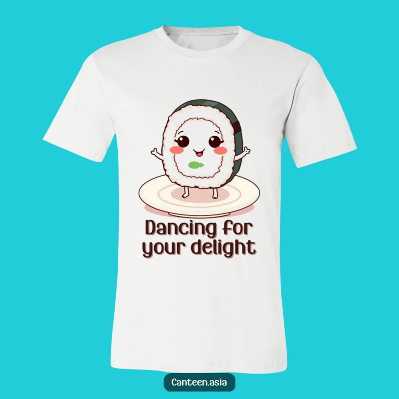 Funny Sushi Dance T-Shirt: Joyful & Hilarious Tee for Foodies