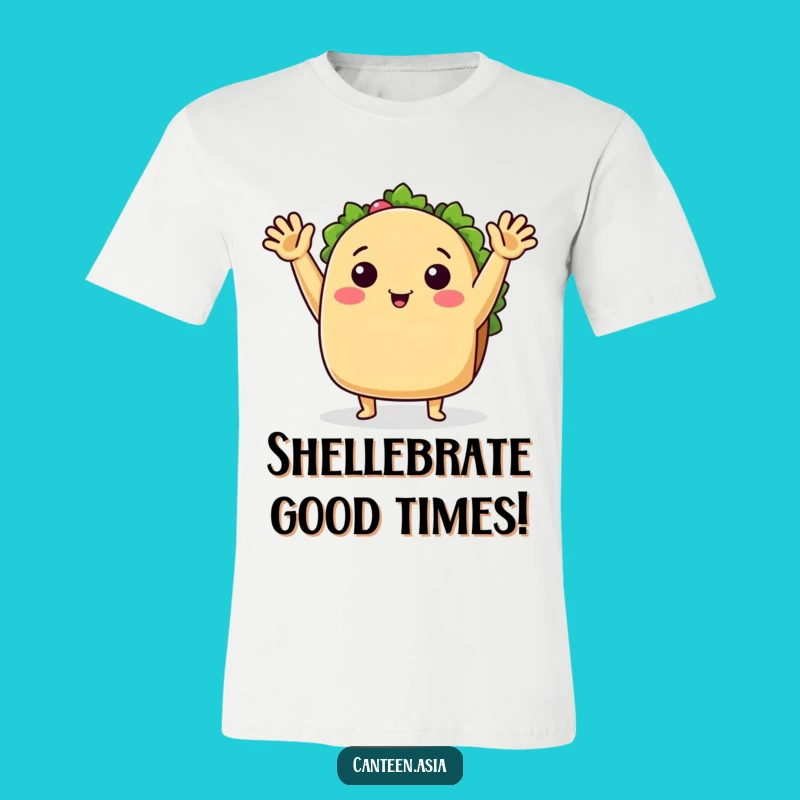 Funny Taco Waving Hello T-Shirt - Express Your Joyful Spirit with This Funny Shirt