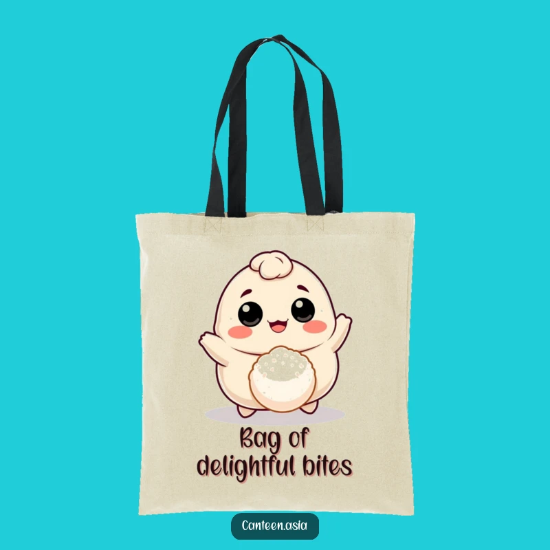 Funny Dumpling Rice Ball Tote Bag: Chic & Hilarious for Everyday Errands