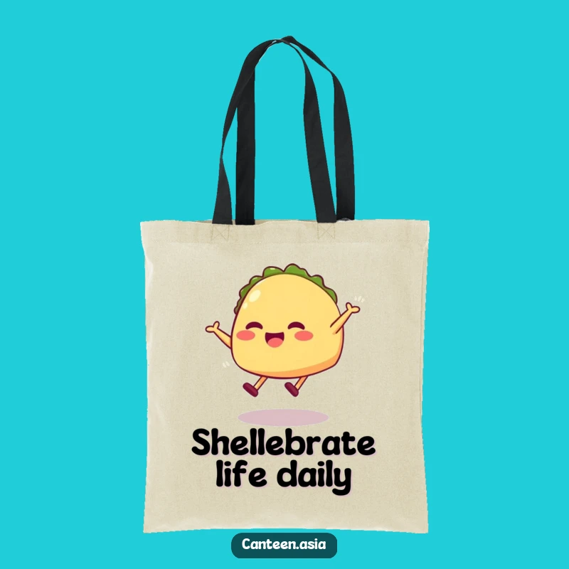 Funny Taco Jump Tote Bag - Carry Your Laughs and Essentials Hilariously