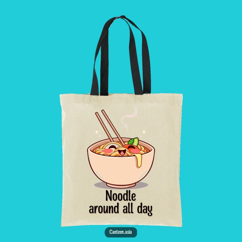 Funny Ramen Grin Tote Bag - Carry Your Style with This Cheerful Funny Gift